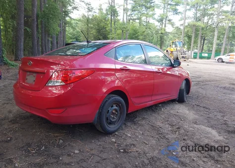 2013 Hyundai Accent Gls из США, поврежденный, VIN KMHCT4AE4DU312287